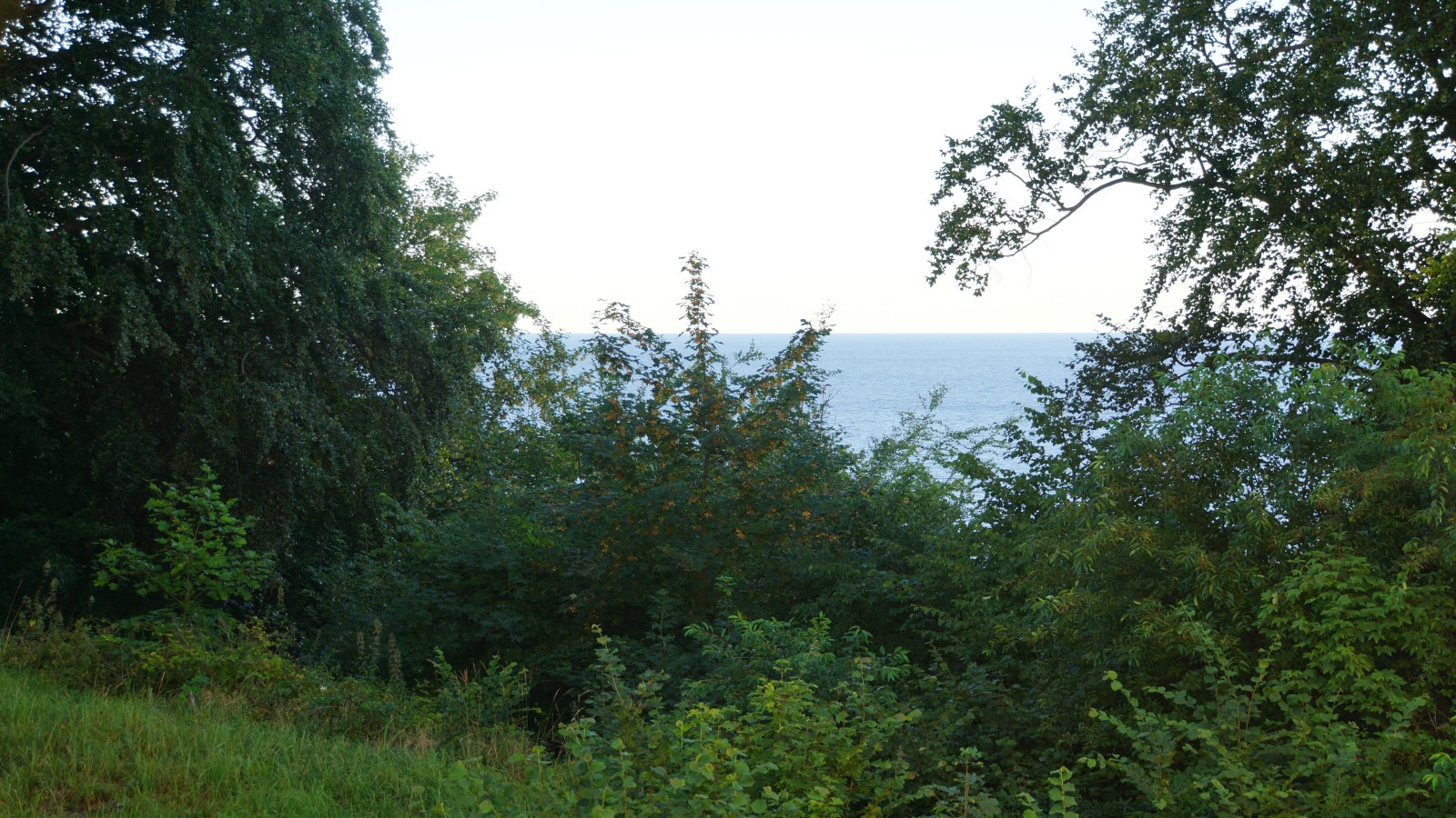 Blick vom Balkon des Hotels