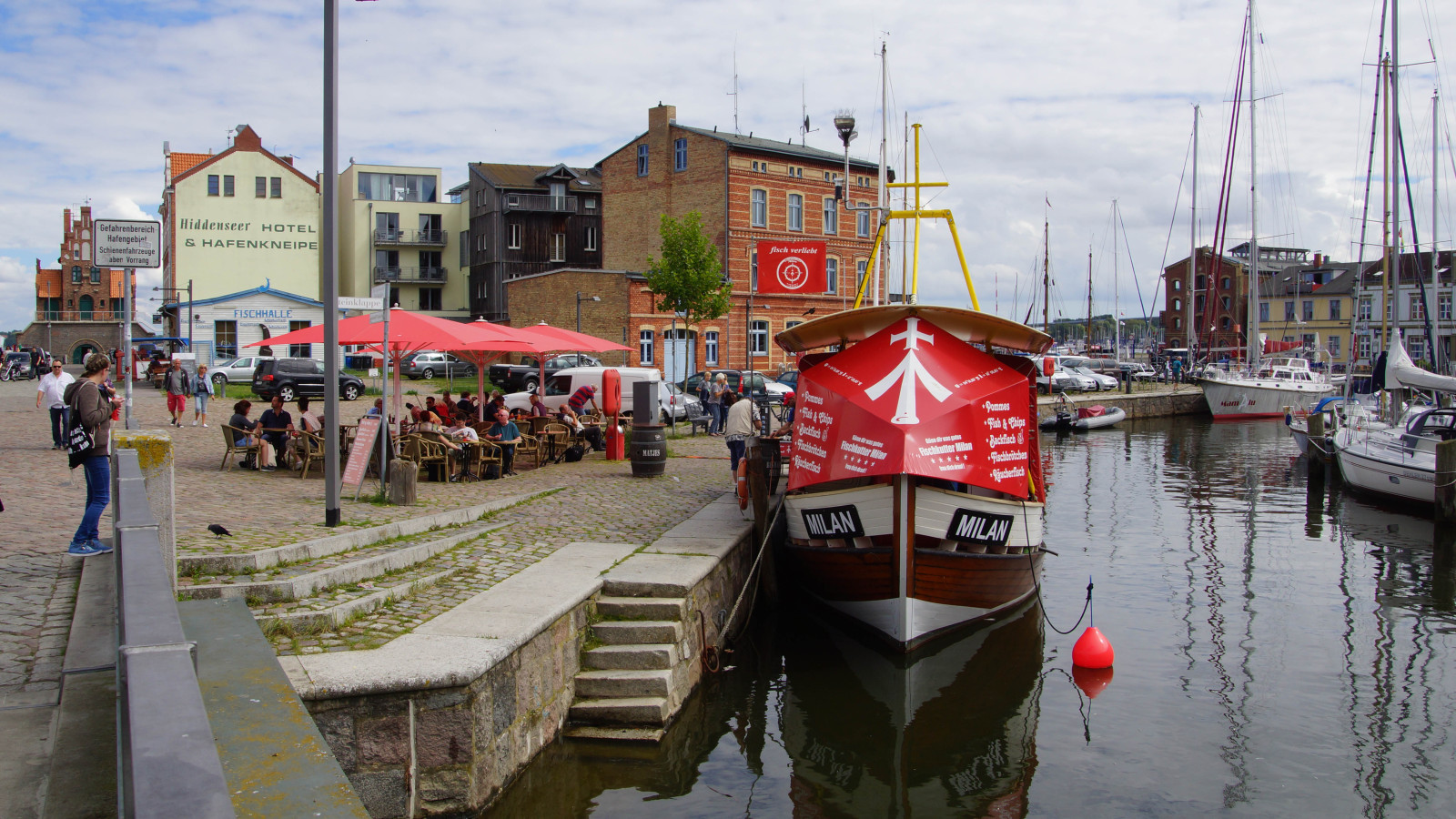 Stralsund - hier gab es Fischbrötchen