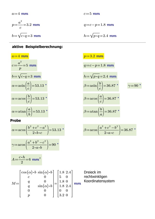 Seitenberechnung rechteckiges Dreieck Methode HP_Seite_3